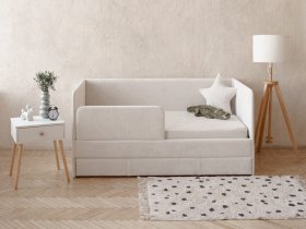 Диван-кровать Happy (айвори) в Станционно-Ояшинском - stancionno-oyashinskij.mebel-nsk.ru | фото