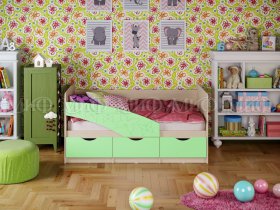 Кровать детская Бабочки 1,8 м в Станционно-Ояшинском - stancionno-oyashinskij.mebel-nsk.ru | фото