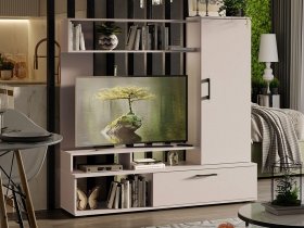 Стенка «Сиена» (кашемир) в Станционно-Ояшинском - stancionno-oyashinskij.mebel-nsk.ru | фото